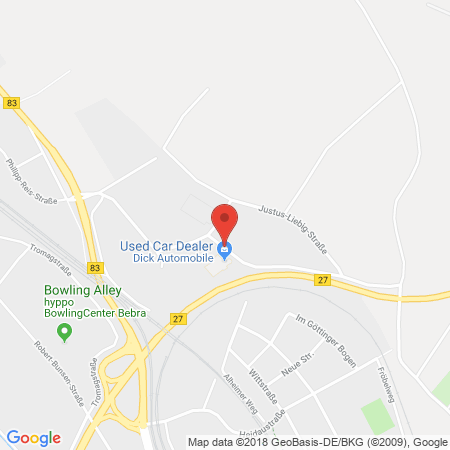 Standort der Autogas Tankstelle: Daniel Zilch, Autogastankstelle in 36179, Bebra