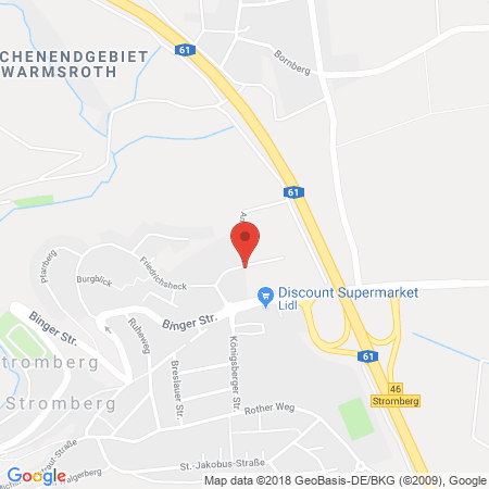 Standort der Autogas Tankstelle: ED-Tankstelle Autohaus Kemper GmbH in 55442, Stromberg