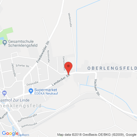 Standort der Autogas Tankstelle: DB Tankstelle in 36277, Schenklengsfeld