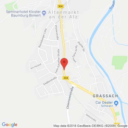 Standort der Autogas Tankstelle: Georg Wurm Treibstoffe in 83352, Altenmarkt