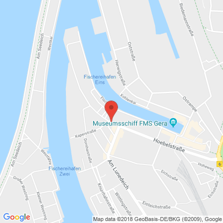Standort der Autogas Tankstelle: Hoyer Tank-Treff Bremerhaven in 27572, Bremerhaven
