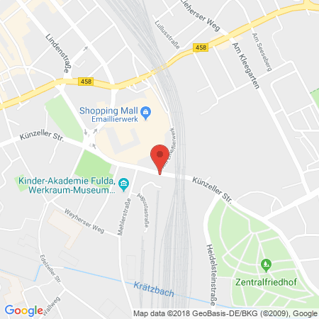 Standort der Autogas Tankstelle: OIL Tankstelle Axel Diegelmann in 36043, Fulda