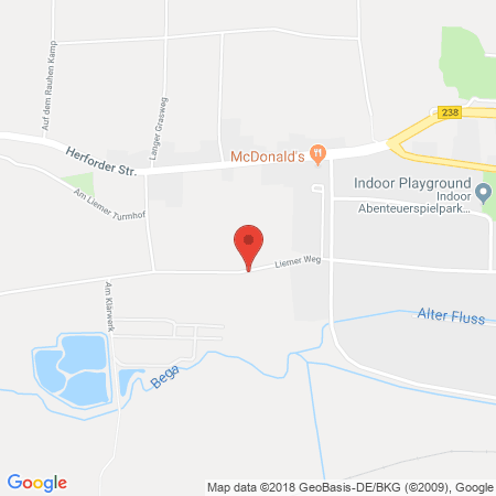 Standort der Autogas Tankstelle: Stadtwerke Lemgo in 32657, Lemgo