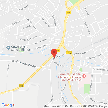 Standort der Autogas Tankstelle: bft-Tankstelle Daniel Späth GmbH in 89584, Ehingen