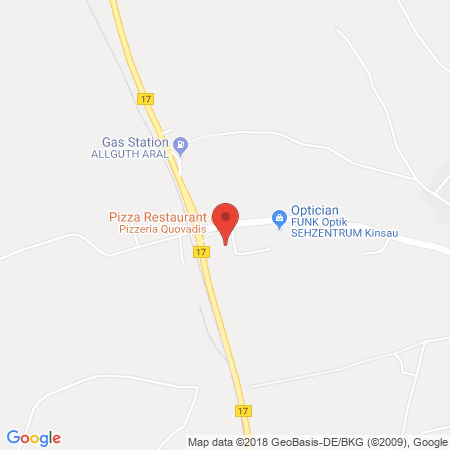 Standort der Autogas Tankstelle: Allguth - Tankstelle in 86981, Kinsau