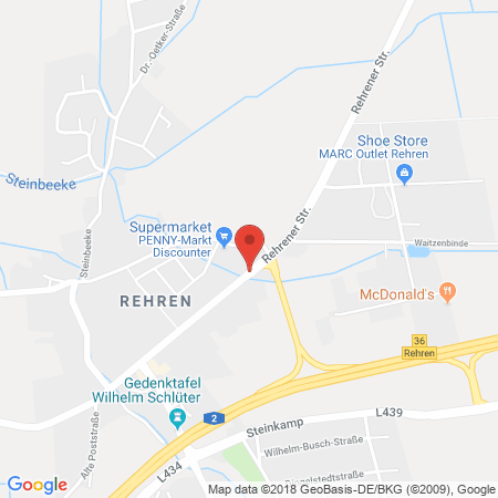 Standort der Autogas Tankstelle: Tankstelle Autohaus Bredemeier in 31749, Auetal-Rehren