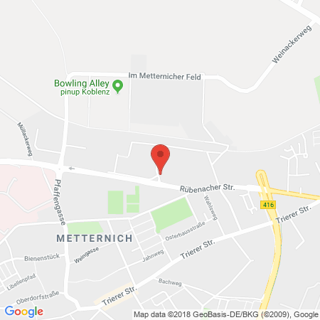 Standort der Autogas Tankstelle: Rheingastankstelle Koblenz in 56072, Koblenz-Metternich