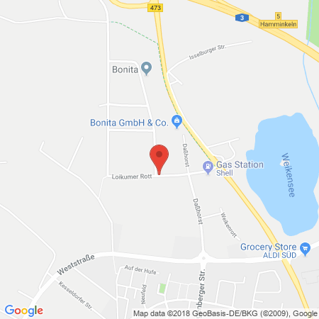 Standort der Autogas Tankstelle: Rollgas Roland Beier in 46499, Hamminkeln
