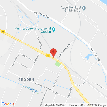 Standort der Autogas Tankstelle: Esso Tankstelle Oßenbrügge in 27472, Cuxhaven
