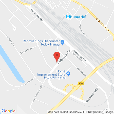 Standort der Autogas Tankstelle: TOTAL Station in 63457, Hanau