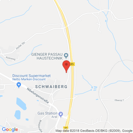 Position der Autogas-Tankstelle: MUT Mobile Umwelt Technik GmbH in 94113, Tiefenbach