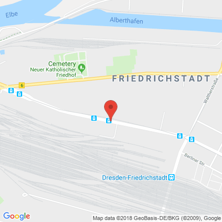 Position der Autogas-Tankstelle: Total Station Matuschek in 01067, Dresden
