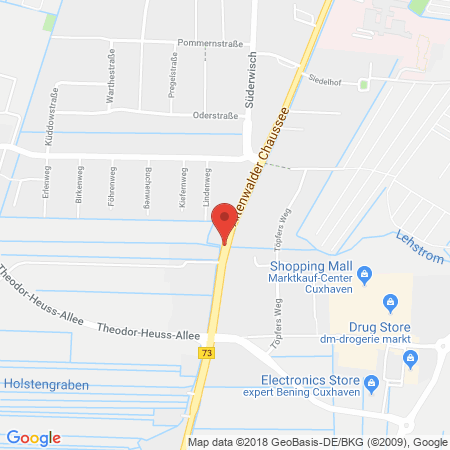 Standort der Autogas Tankstelle: Esso Station Olaf Wackhusen in 27474, Cuxhaven