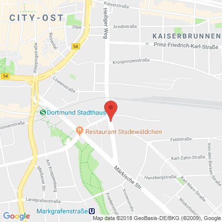 Position der Autogas-Tankstelle: Mr. Wash AG in 44141, Dortmund-Mitte