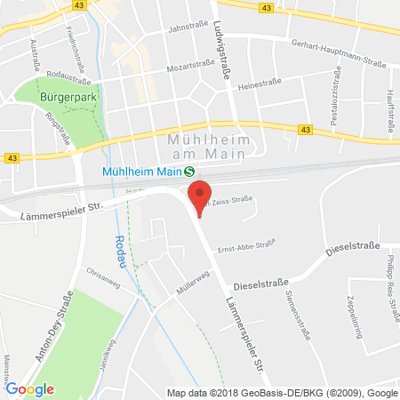 Standort der Autogas Tankstelle: CALPAM Tankstelle in 63165, Mühlheim