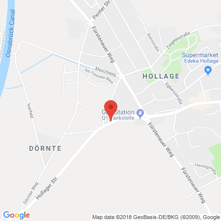 Standort der Autogas Tankstelle: Q1 Tankstelle in 49134, Wallenhorst