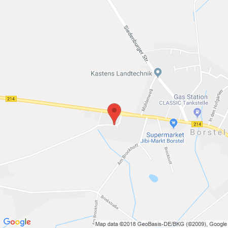 Position der Autogas-Tankstelle: ASB Auto Service Borstel in 27246, Borstel