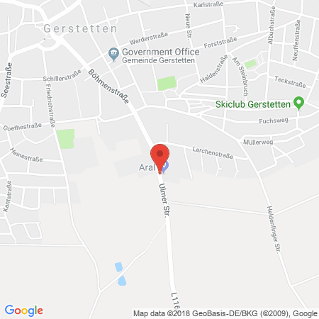 Standort der Autogas Tankstelle: Aral Tankstelle Seibold GmbH in 89547, Gerstetten