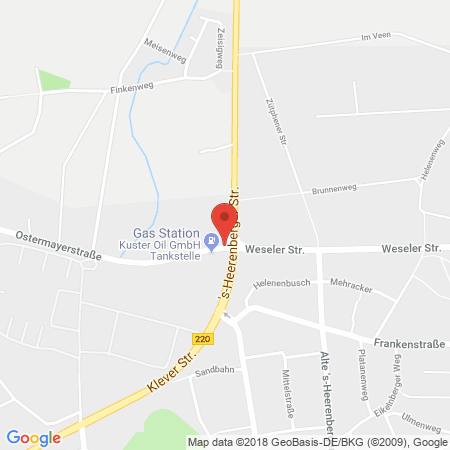 Standort der Autogas Tankstelle: BFT Tankstelle in 46446, Emmerich