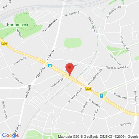 Standort der Autogas Tankstelle: Gasstop 24 in 44803, Bochum-Altenbochum