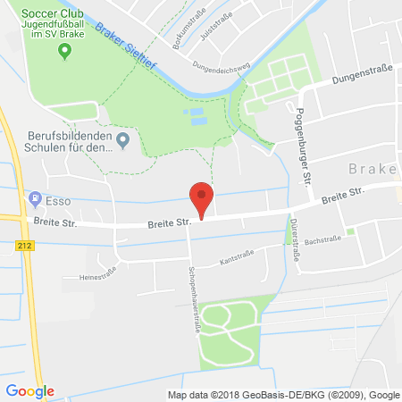 Standort der Autogas Tankstelle: bft - Tankstelle B. Holtkamp KG in 26919, Brake
