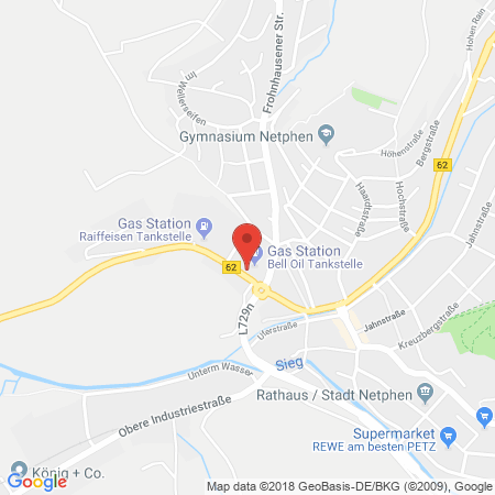 Standort der Autogas Tankstelle: Esso Station Klöckener in 57250, Netphen