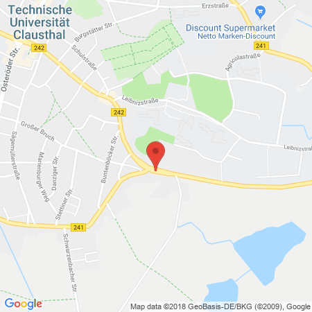 Position der Autogas-Tankstelle: Alfred Schütz GmbH in 38678, Clausthal-Zellerfeld