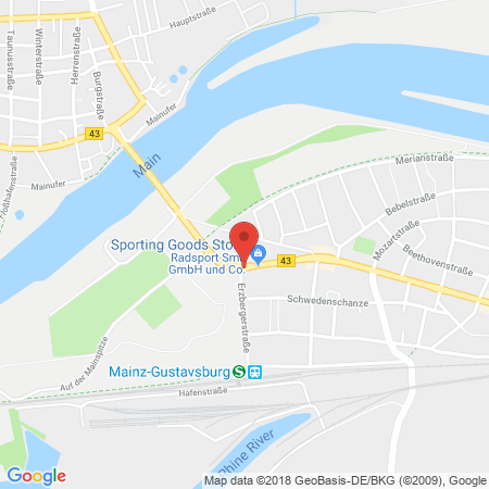Standort der Autogas Tankstelle: Star Tankstelle in 65462, Gustavsburg