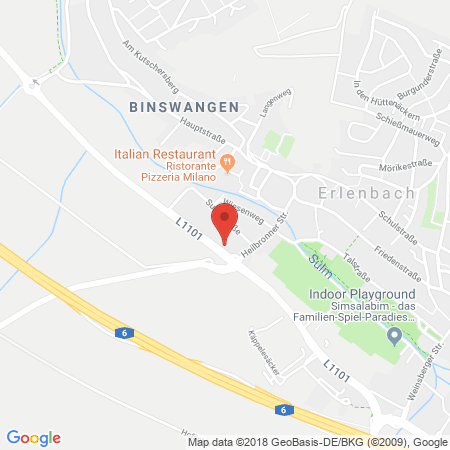 Standort der Autogas Tankstelle: Tankstele Baier, Inh. Leidig in 74235, Erlenbach