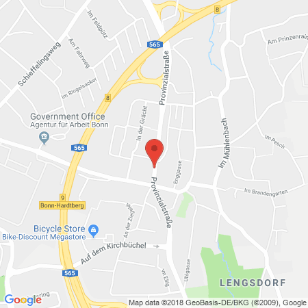 Standort der Autogas Tankstelle: ESSO Station in 53127, Bonn