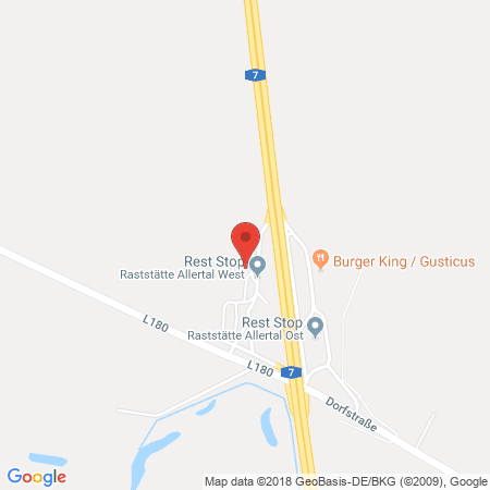 Position der Autogas-Tankstelle: BAB-Tankstelle Allertal West (Aral) in 29690, Essel-Engehausen