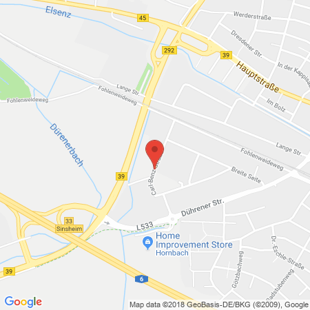 Standort der Autogas Tankstelle: WECO-GAS GmbH & Co. KG in 74889, Sinsheim