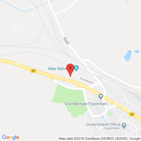 Position der Autogas-Tankstelle: Agip Service Station in 04579, Espenhain
