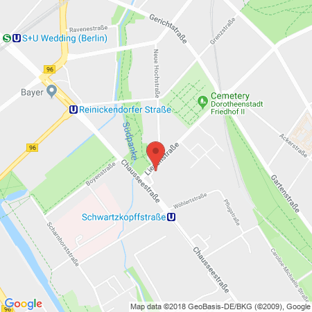 Position der Autogas-Tankstelle: Total Station in 10115, Berlin-Mitte