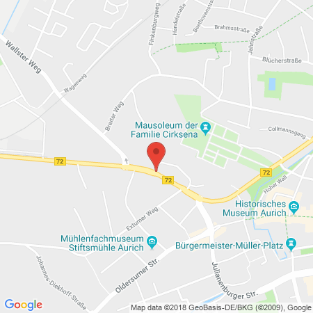 Standort der Autogas Tankstelle: AVIA Tankstelle in 26632, Ihlow-Riepe