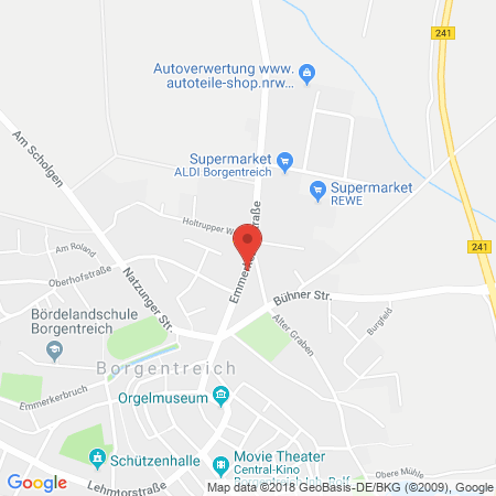 Position der Autogas-Tankstelle: Esso Station in 34434, Borgentreich