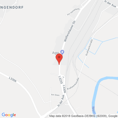 Standort der Autogas Tankstelle: Agip Station in 36266, Heringen