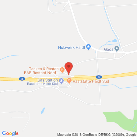 Standort der Autogas Tankstelle: BAB-Tankstelle Haidt Nord (Total) in 97355, Kleinlangheim