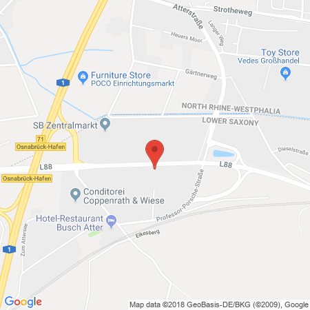 Standort der Autogas Tankstelle: Shell Station in 49076, Osnabrück