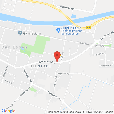 Position der Autogas-Tankstelle: Q1 Tankstelle in 49152, Bad Essen