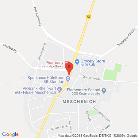 Position der Autogas-Tankstelle: RuLa Autogas GmbH iG in 50997, Köln-Meschenich