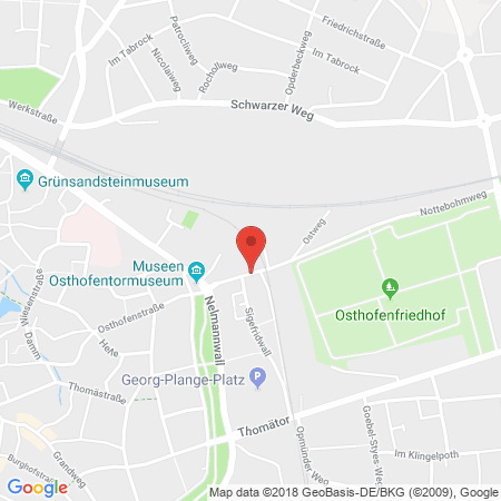Position der Autogas-Tankstelle: Westf. Kornverkaufsgenossenschaft eG in 59494, Soest