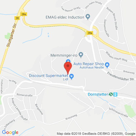 Standort der Autogas Tankstelle: Haisch Tankstelle in 72280, Dornstetten