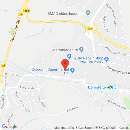 Standort der Autogas Tankstelle: Haisch-Mineralölvertrieb in 72280, Dornstetten