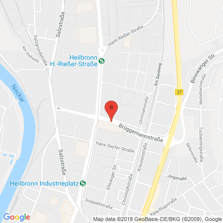 Standort der Autogas Tankstelle: Emil Betz GmbH & Co. KG in 74076, Heilbronn