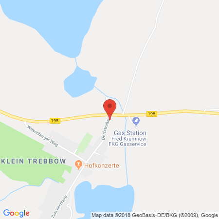 Standort der Autogas Tankstelle: Fred Krumnow-Flüssiggasvertrieb in 17235, Neustrelitz OT Klein Trebbow