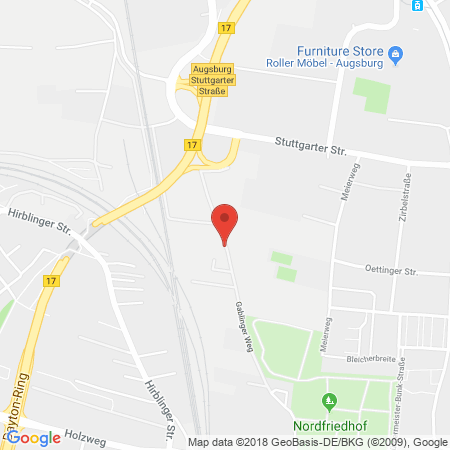 Standort der Autogas Tankstelle: Aral / Allguth Station Augsburg in 86154, Augsburg