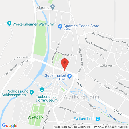 Standort der Autogas Tankstelle: H. Heizmann in 97990, Weikersheim