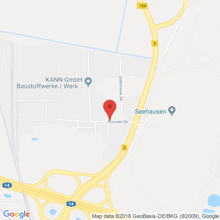 Position der Autogas-Tankstelle: Agip Service Station Schugk in 04356, Leipzig