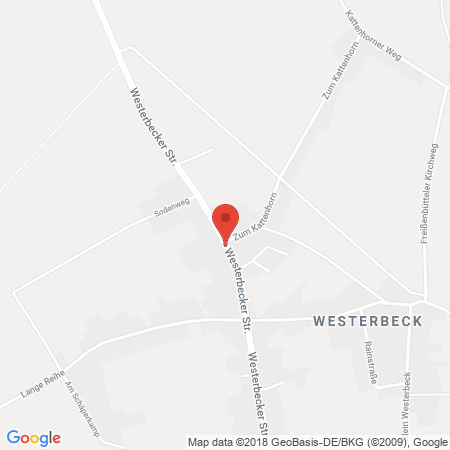Position der Autogas-Tankstelle: Freie Tankstelle Westerbeck Angelo Iacenda in 27711, Osterholz-Scharmbeck